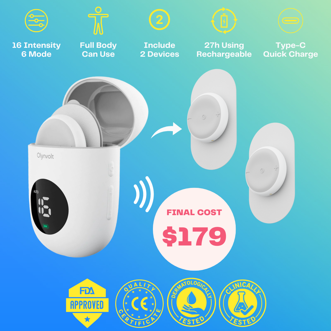 Olynvolt Pocket Pro-Portable Powerful Body Relief Massager