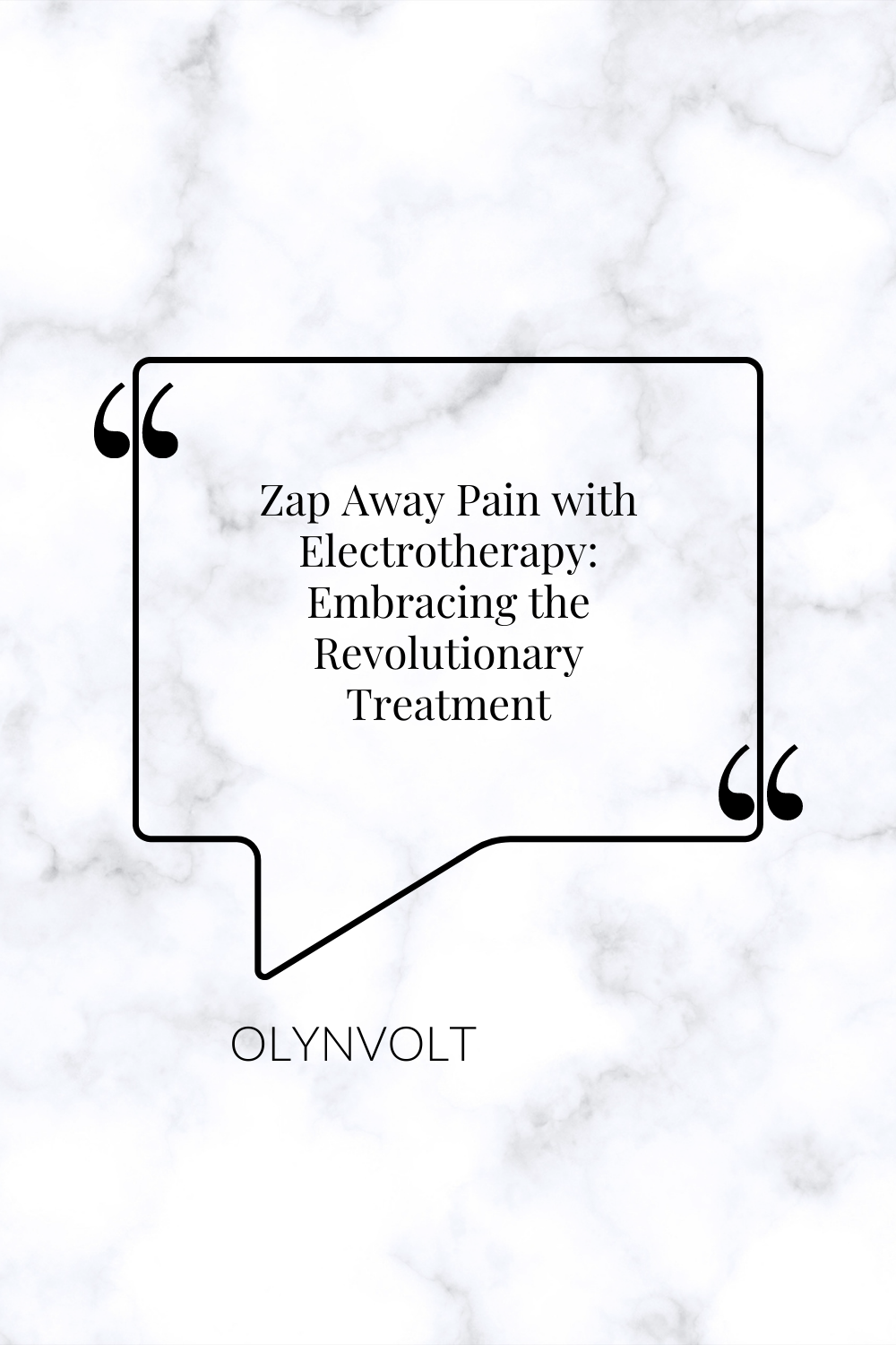 Zap Away Pain with Electrotherapy