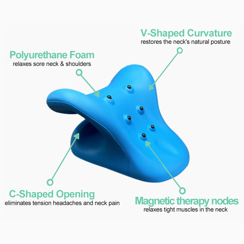 Olynvolt Magnetic Neck Traction Pillow - Cervical Traction Device