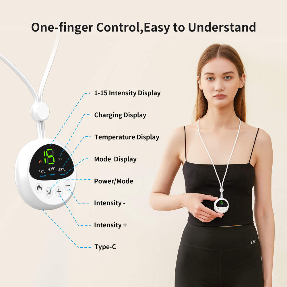 Soothely Neck Massager, Soothely Portable Massager with 3 Modes 15  Intensities